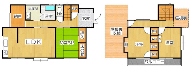 山鹿市鍋田間取り修正　横