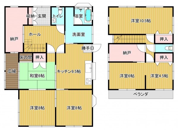 御船間取図