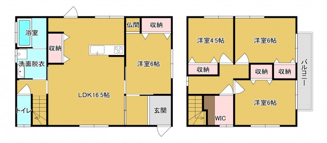 大津町吹田間取り画