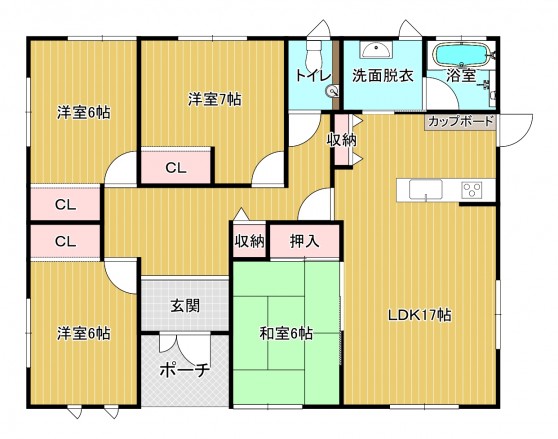 赤星１号地間取り画